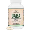 GABA Supplement (300 Capsules, 1,000Mg per Serving) Promotes Calm, Relaxation, and Supports Sleep (Vegan Safe, Gluten Free, Non-Gmo)(Gamma Aminobutyric Acid) by Double Wood