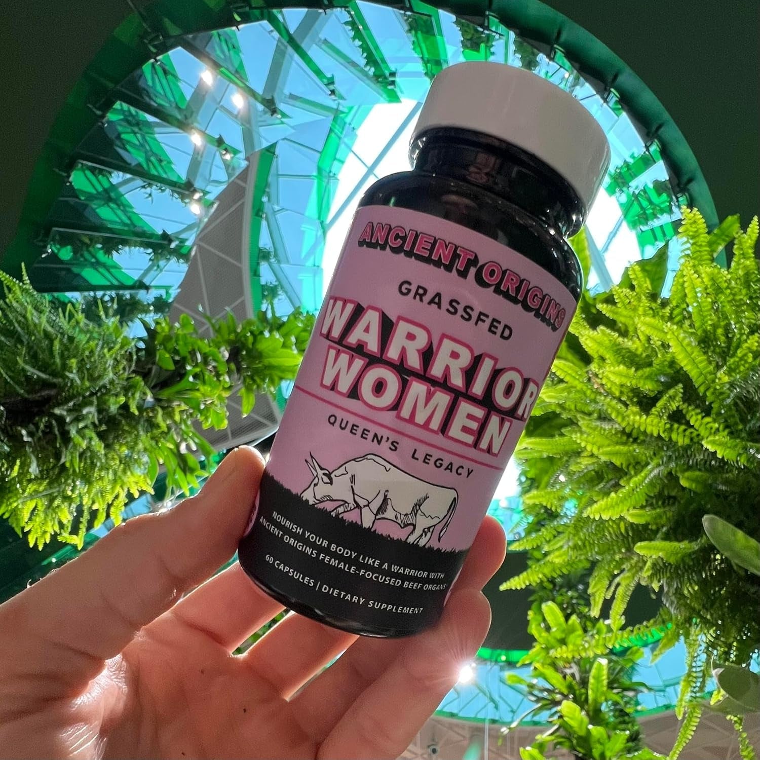 Ancient Origins Women’S Beef Organ Complex – 7 Grass Fed Organs (Liver, Heart, Colostrum & More) – Pasture Raised, Grass Finished – Balance Hormones, Boost Energy & Wellness