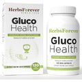 Herbsforever Gluco Health-Supports Blood Sugar-Glucose Carb Control& Cravings with Gymnema Sylvestre75%, Shilajit,Turmeric, Amla,Cinnamomum + 17Ayurvedic Herb Extracts |120Vegcapsule |800Mg