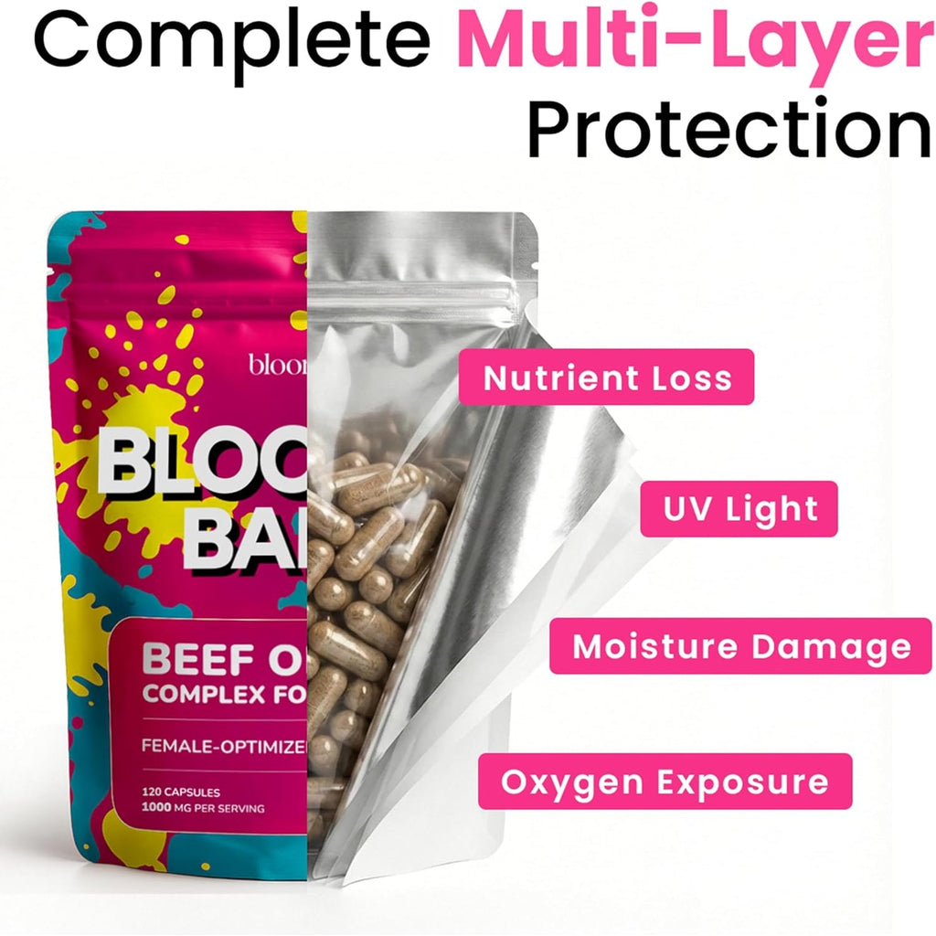 Beef Organ Supplement for Women – Grass Fed Liver, Uterus, Ovary, Heart, Kidney – 30+ Nutrients to Support Hormone Balance, Cycle Health, Energy, Immunity, Skin & Hair – Usa-Made & 3Rd Party Tested