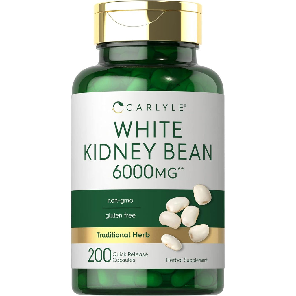 Carlyle White Kidney Bean | 200 Count | Non-Gmo & Gluten Free Extract