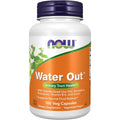 NOW Foods Supplements, Water Out with Standardized Uva Ursi, Dandelion, Potassium and Vitamin B-6, 100 Veg Capsules