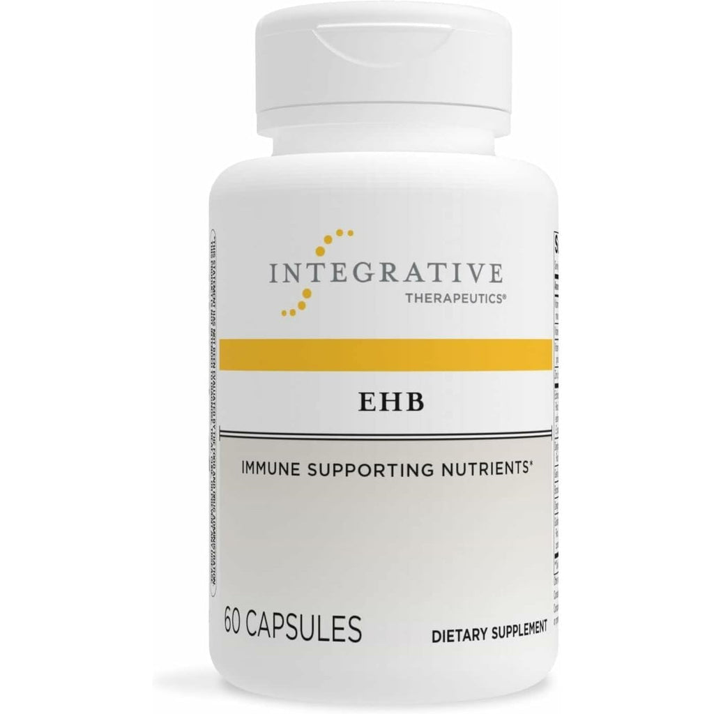 Integrative Therapeutics EHB - Immune Support Supplement with Vitamins A, C & B6* - Mineral Support with Zinc - Dairy-Free & Gluten-Free - 60 Capsules (20 Servings)