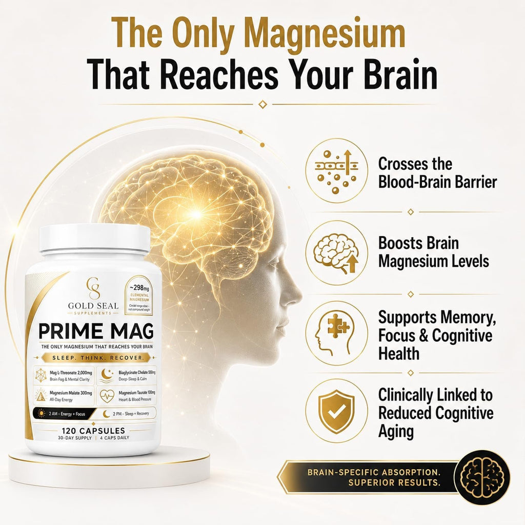 Gold Seal Prime Magnesium 120 Capsules