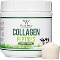 Collagen Peptides Powder - Hydrolyzed Collagen, Keto Safe - 16.08Oz - Multi Type 1, 2, and 3 (Grass Fed Bovine Source)(Colageno Hidrolizado) Collagen Supplements for Women and Men by Double Wood