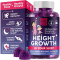 Height Growth Gummies with Melatonin for Kids & Teens - Ashwagandha for Kids - Melatonina Para Niños - Height Growth Supplement - Teen Boy Vitamins - Grow Taller Supplement - Kids Melatonin Gummy