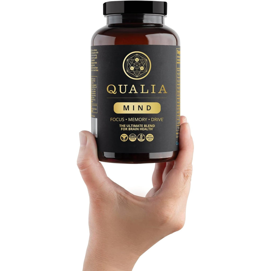 Qualia Mind | the Ultimate Blend for Brain Health* | Doctor-Formulated Nootropic to Fuel Focus & Concentration* | Supports Long Term Brain Health| Maintain Drive & Productivity