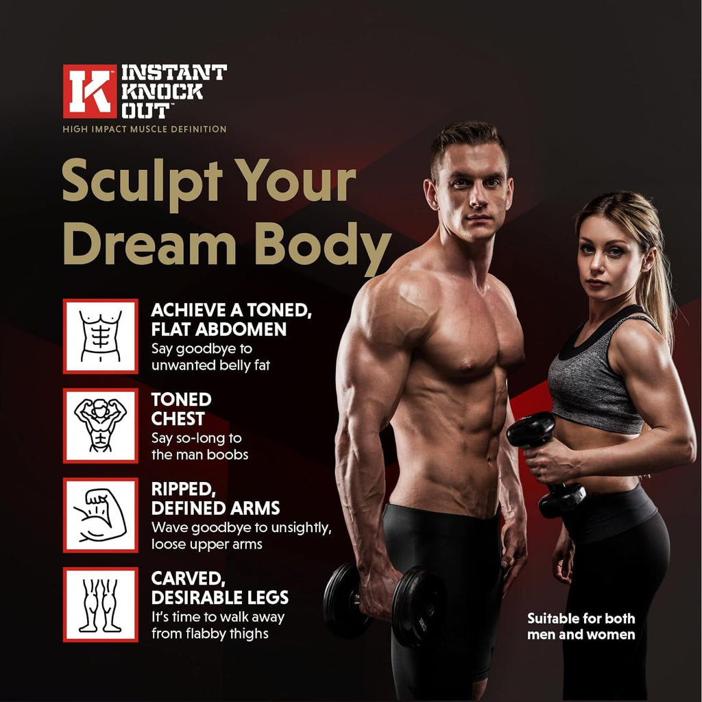 Instant Knockout - Fat Burner Weight Loss Shredding Formula - All Natural Ingredients