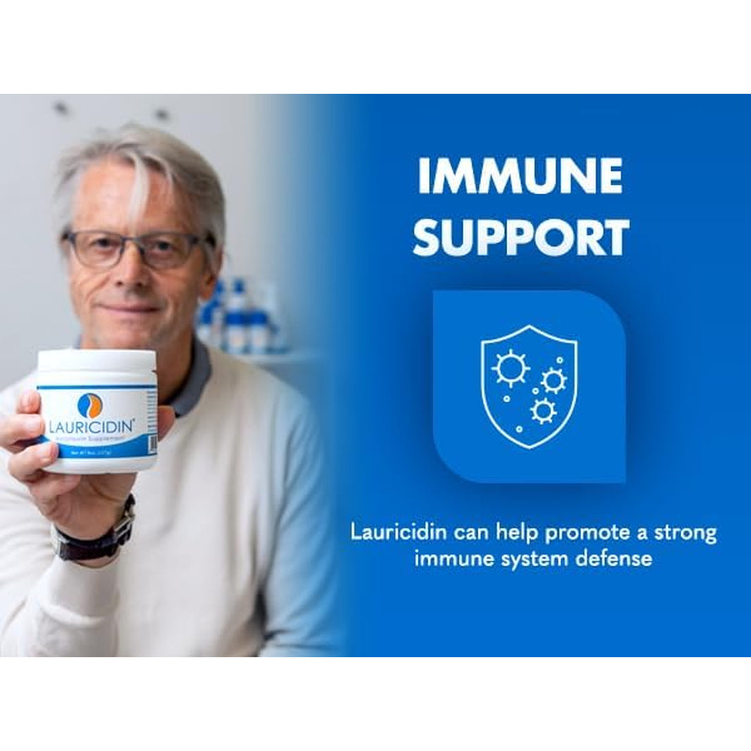 Lauricidin- the Original Monolaurin Supplement- 3000Mg per Serving- 227G per Jar (Essential Immune Support and Gut Health)