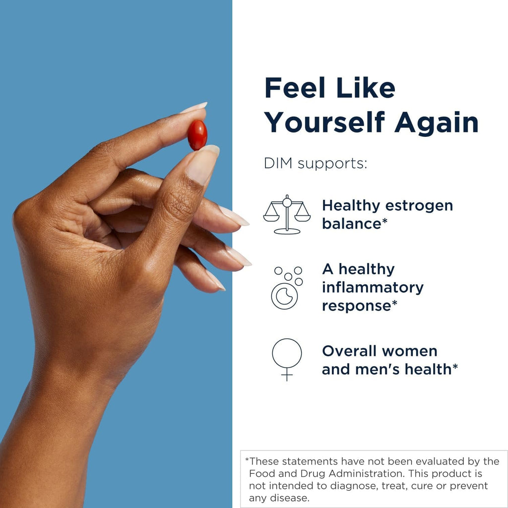 Designs for Health Dim-Evail - 100Mg DIM Supplement Enhanced Absorption Diindolylmethane - Supports Healthy Estrogen Metabolism & Women'S Health - Non-Gmo & Soy-Free (120 Softgels)