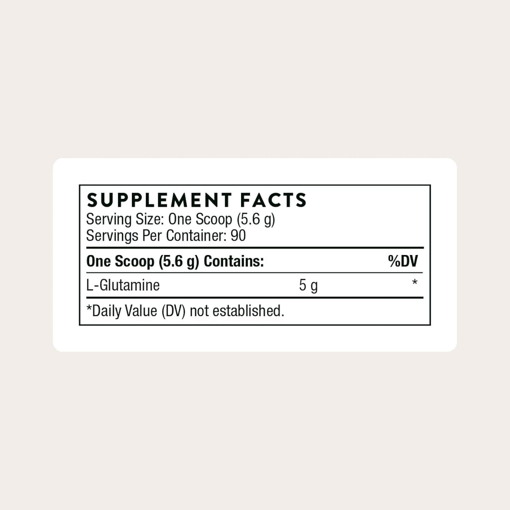 THORNE - L-Glutamine Powder - Amino Acid Supplement for Immune System & GI Health - Promotes Post-Exercise Muscle Cell Repair* - NSF Certified for Sport - Gluten, Dairy & Soy-Free - 90 Servings