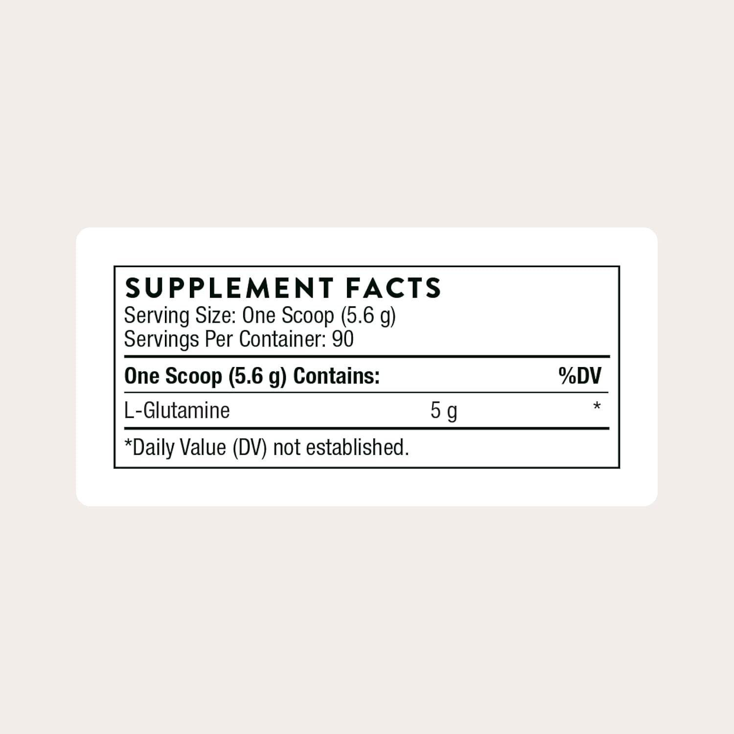 THORNE - L-Glutamine Powder - Amino Acid Supplement for Immune System & GI Health - Promotes Post-Exercise Muscle Cell Repair* - NSF Certified for Sport - Gluten, Dairy & Soy-Free - 90 Servings