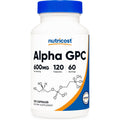 Nutricost Alpha GPC 600Mg, 120 Vegetarian Capsules - Non-Gmo and Gluten Free, 300Mg per Capsule