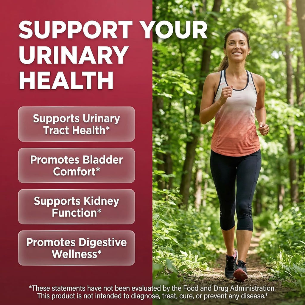 Cran Flow Cranberry Pills for Urinary Health D-Mannose Milk Thistle Dandelion Inulin Vitamin C Prebiotics and Probiotics Bladder Support by Clean Nutra