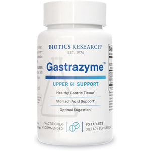Biotics Research Gastrazyme™ Digestive Support - Supplies Vitamin U Complex, Chlorophyllins, Gamma Oryzanol (From Rice) Supplement Supports Gastrointestinal Health & Gut Lining - 90 Tablets