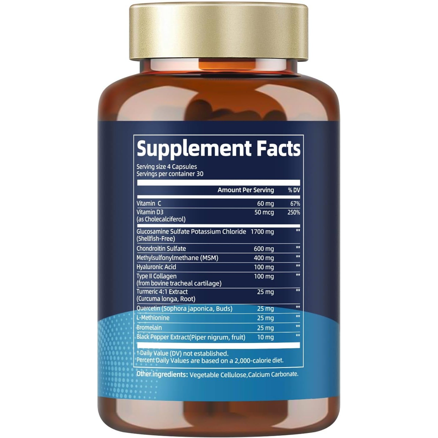 Totaria Liposomal Glucosamine Chondroitin MSM Collagen | 3000 MG | Joint Support Supplement Bone Health Support Flexibility & Cartilage Maintenance for Men & Woman Supplement, Non-Gmo