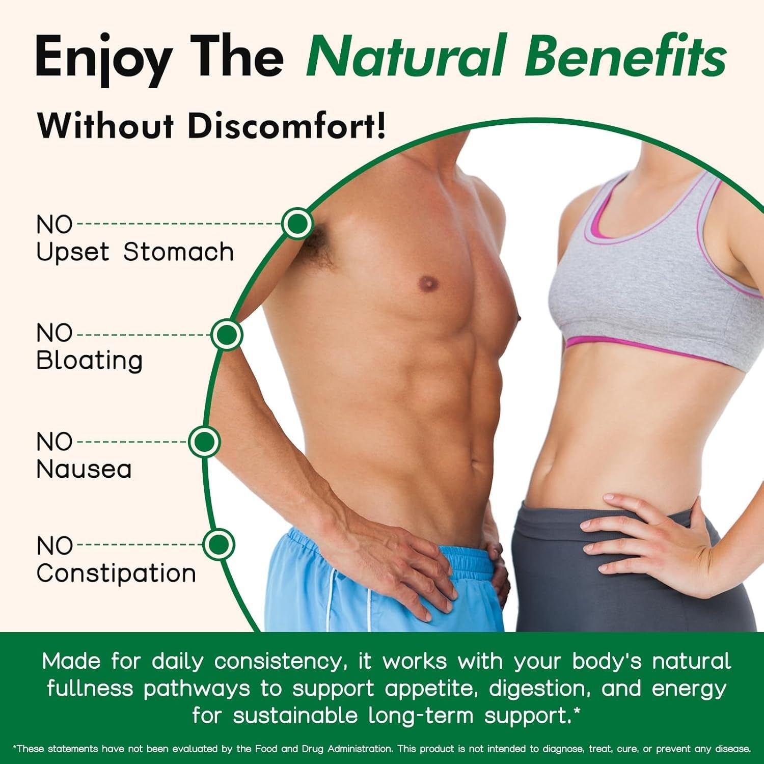 Glp-1Supplement Forwomen and Men,Hunger & Metabolismsupport - Support GLP1 Naturally, Withprebiotic & Probioticblend - 90 Capsules