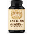 Best Brain Supplement for Memory and Focus - L-Theanine, Lion'S Main, Vitamin B6, B12, D3, Folate, L-Tyrosine, Bacopa Monnieri, Alpha GPC, Theacrine, 30Mg of Natural Caffeine (60 Count)