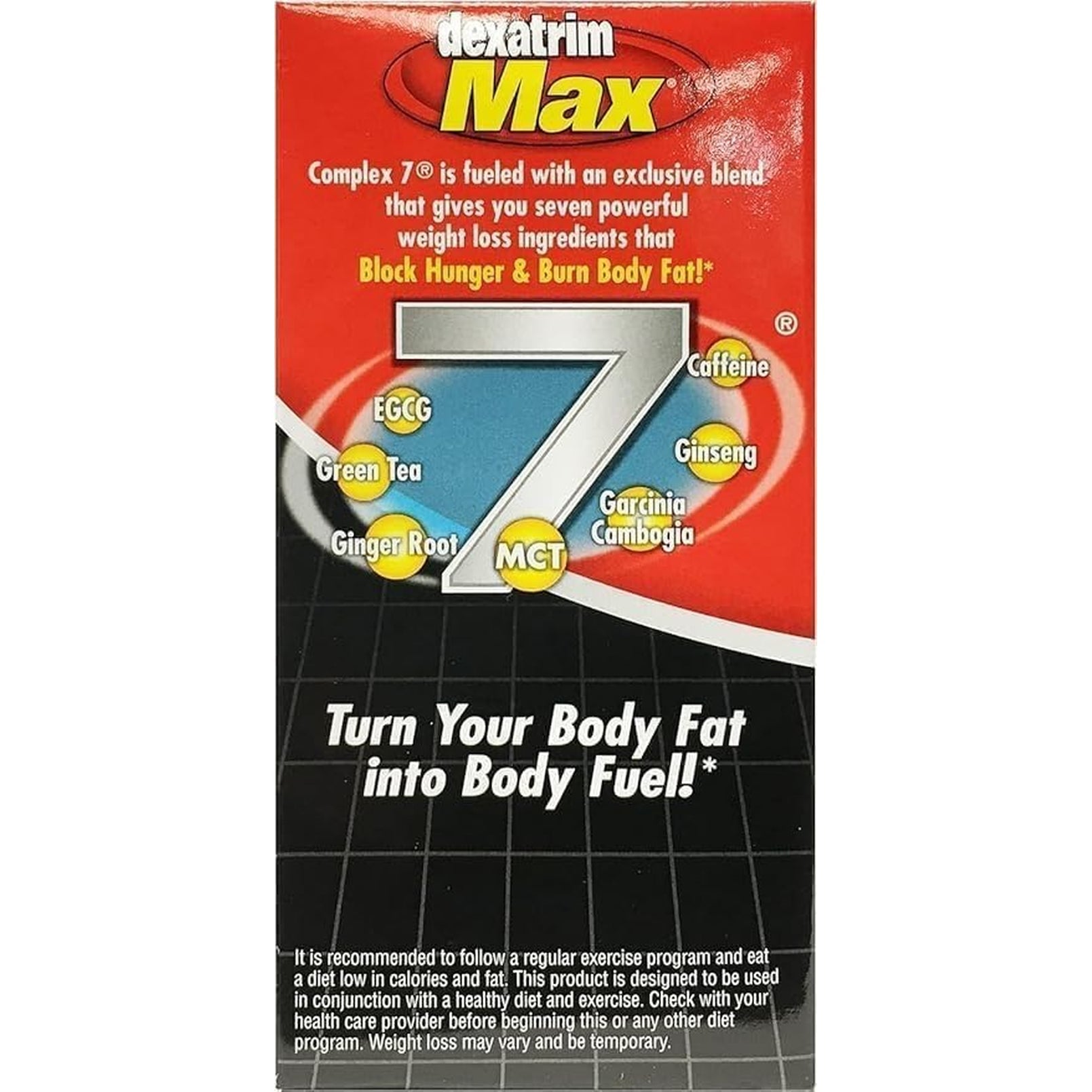 EH95 LLC Stacker Dexatrim Max Complex-7 Capsules 60 Count -