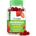 Lifeable Moringa Gummies for Adults | 400 Mg Moringa Extract | Great Tasting Moringa Supplement | Antioxidant Superfood for Men Women | 60 Gummies