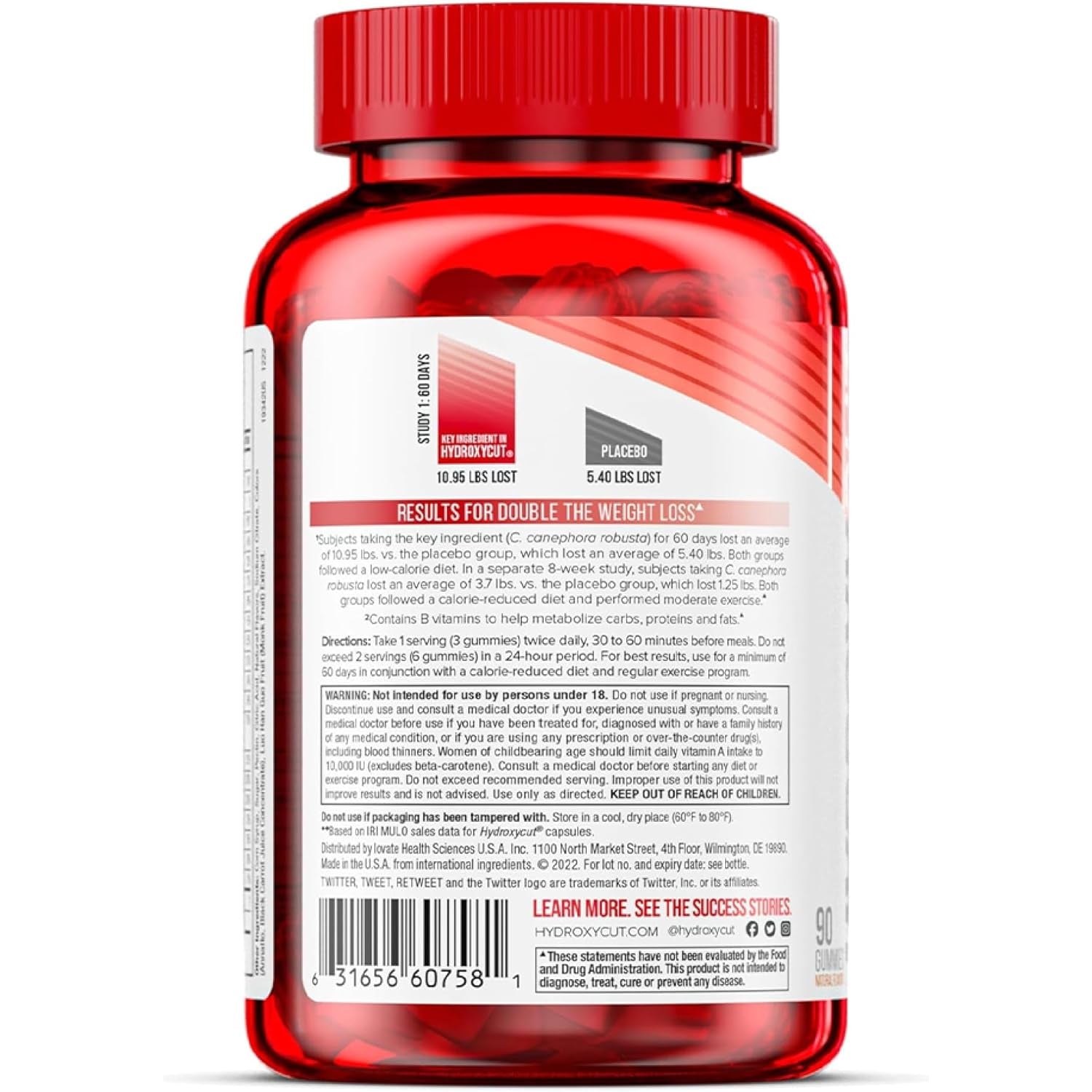 Hydroxycut Weight Loss + Multivitamin Gummies - Nutritional Supplement - Metabolism Support for Men & Women - Green Coffee Extract, 15 Vitamins & Minerals - Caffeine Free - Fruit Flavor - 90 Gummies
