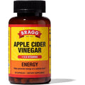 Bragg Energy Apple Cider Vinegar Capsules with B-12 Vitamins - 90 Capsules - Weight Management - Non-Gmo, Vegan, Gluten Free, No Sugar - Helps Generate Energy at Cellular Level for Men and Women