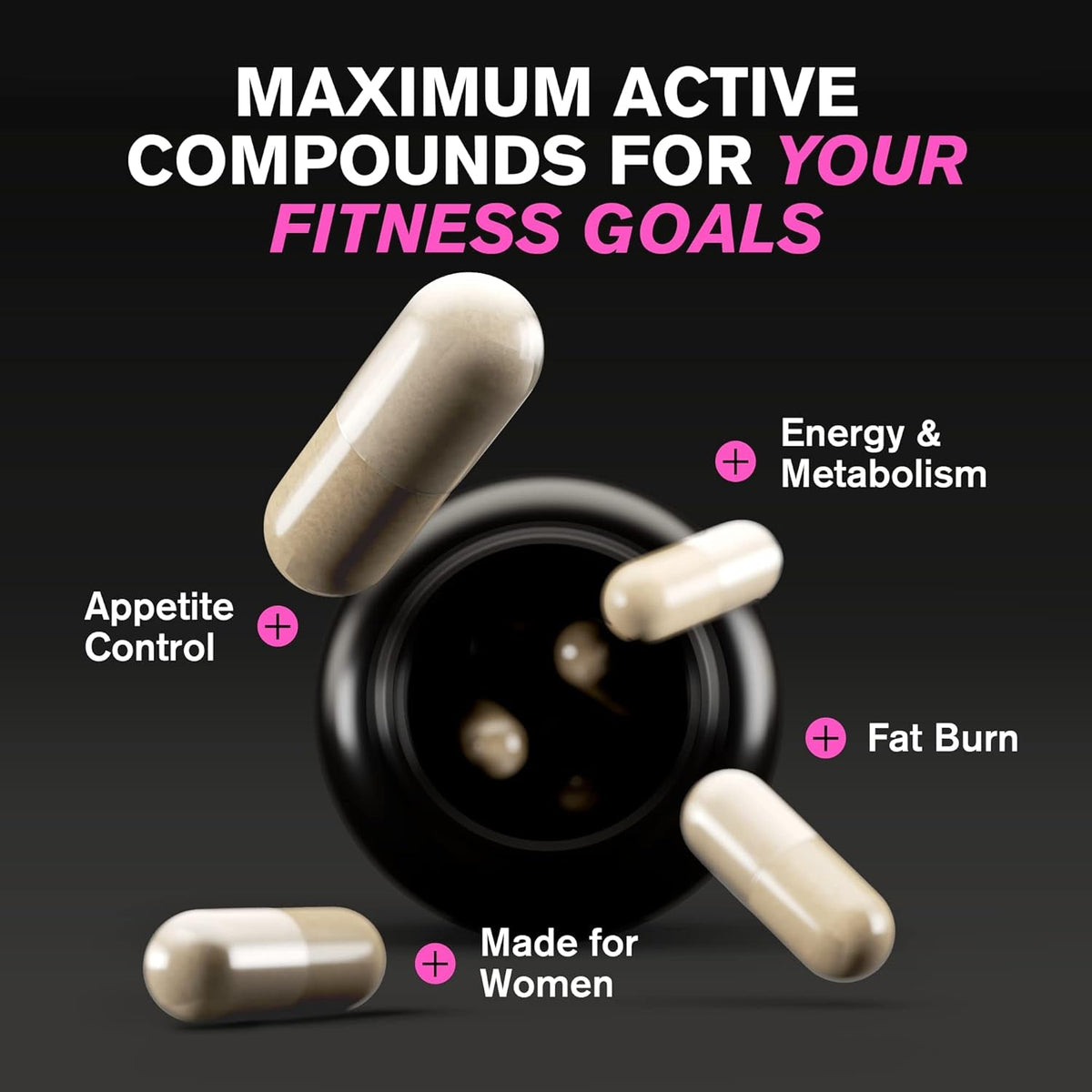 Weight Loss Pills for Women, Diet Pills for Women, the Best Fat Burners for Women, This Thermogenic Fat Burner Is a Natural Appetite Suppressant & Metabolism Booster Supplement, Helps Reduce Belly Fat