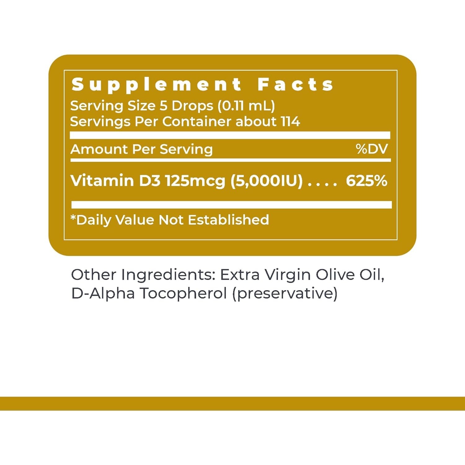 Premier Research Labs Vitamin D3 Serum - Liquid Vitamin D Oil Drops for Adults, Liquid Vitamin D3 5000 IU, Sublingual Vit D3 Liquid - 0.43 Fl Oz