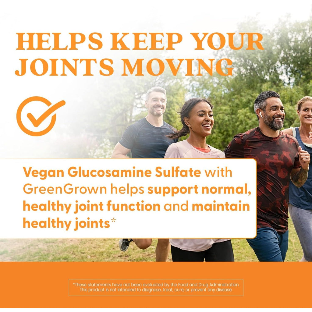 Doctor'S Best Vegan Glucosamine Supplement for Men & Women - Glucosamine 1500Mg per 2 Capsules, Joint Health Support for Adults, Gluten Free, Non GMO, Vegetarian/Vegan - 180 Veg Caps