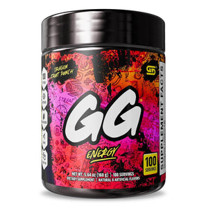 Gamer Supps GG Energy - Dragonfruit Punch (100 Servings) - Keto Friendly Gaming Energy and Nootropic Blend, Sugar Free + Organic Caffeine + Vitamins, Powder Drink