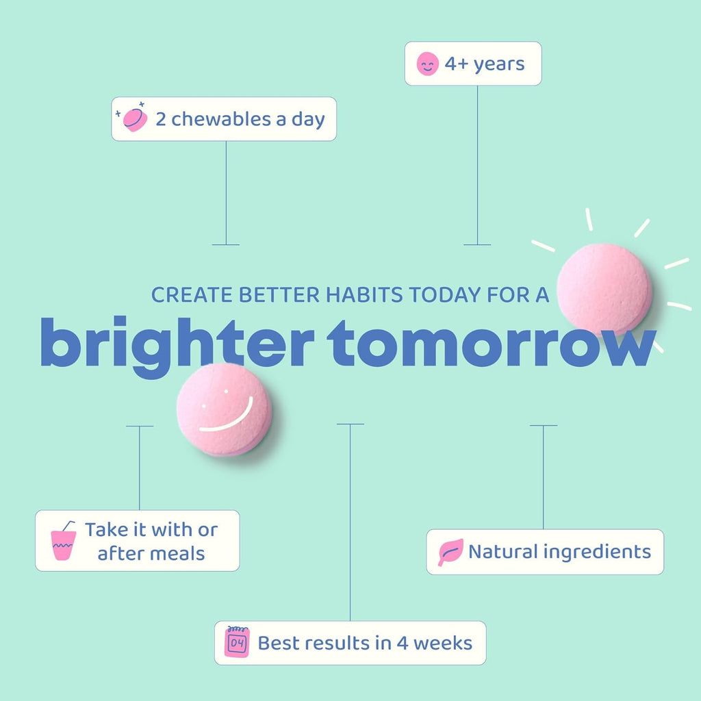 Joyspring Growth Vitamins for Teens & Height Support for Kids - Encourages Stronger Bones & Healthy Natural Growth - Sugar Free - L-Arginine, L-Lysine, Zinc, Vitamin D & K2-30 Servings