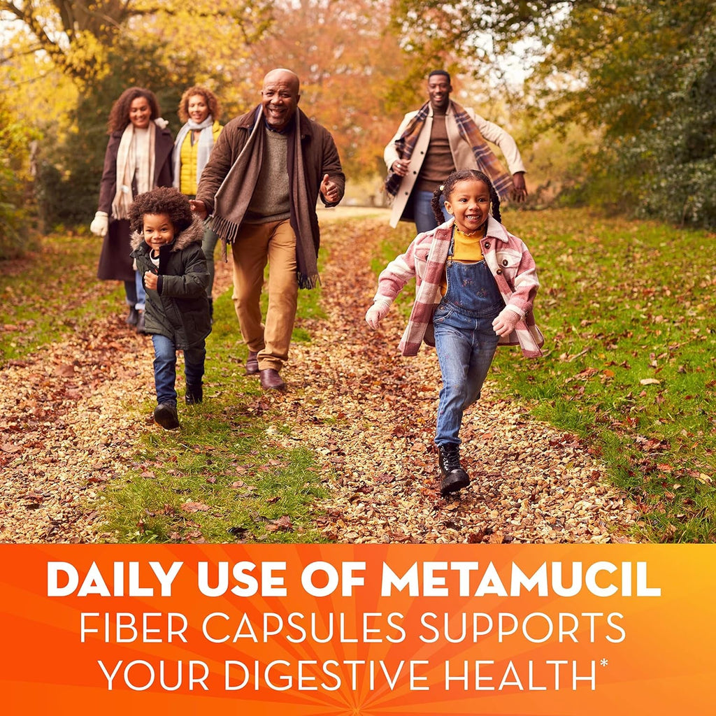 Metamucil Daily Fiber Supplement, 160 Capsules