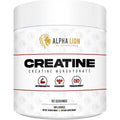ALPHA LION Creatine Monohydrate Powder, 5000Mg per Serving (5G), Supports Muscle Strength, Power, Athletic Performance, Pure Creatina Monohydrata En Polvo Supplement (60 Servings, Unflavored)