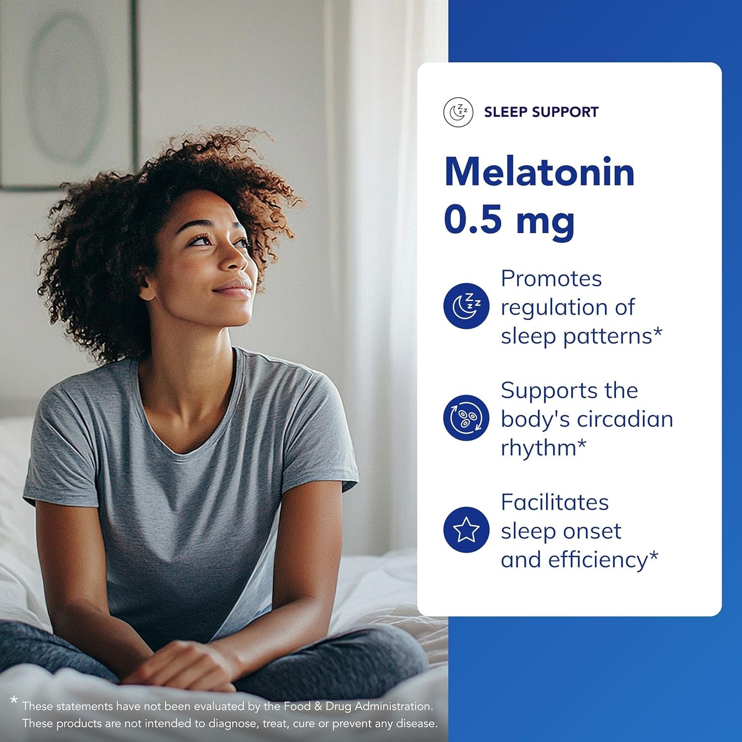 Pure Encapsulations Melatonin 0.5 Mg - Natural Sleep Helper for Bedtime - Regulates Sleep-Wake Cycle - 0.5 Mg Melatonin - Vegan & Non-Gmo - 60 Capsules
