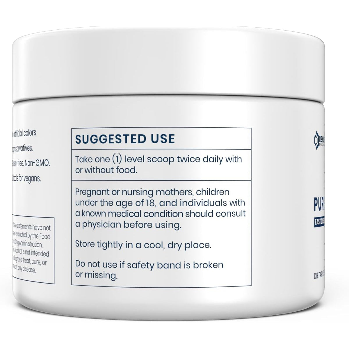 RENUE by Science NMN Powder | 100G Fast Dissolve Powder Supplement | 500Mg Nicotinamide Mononucleotide per Serving | Manufactured in the USA Third-Party Tested