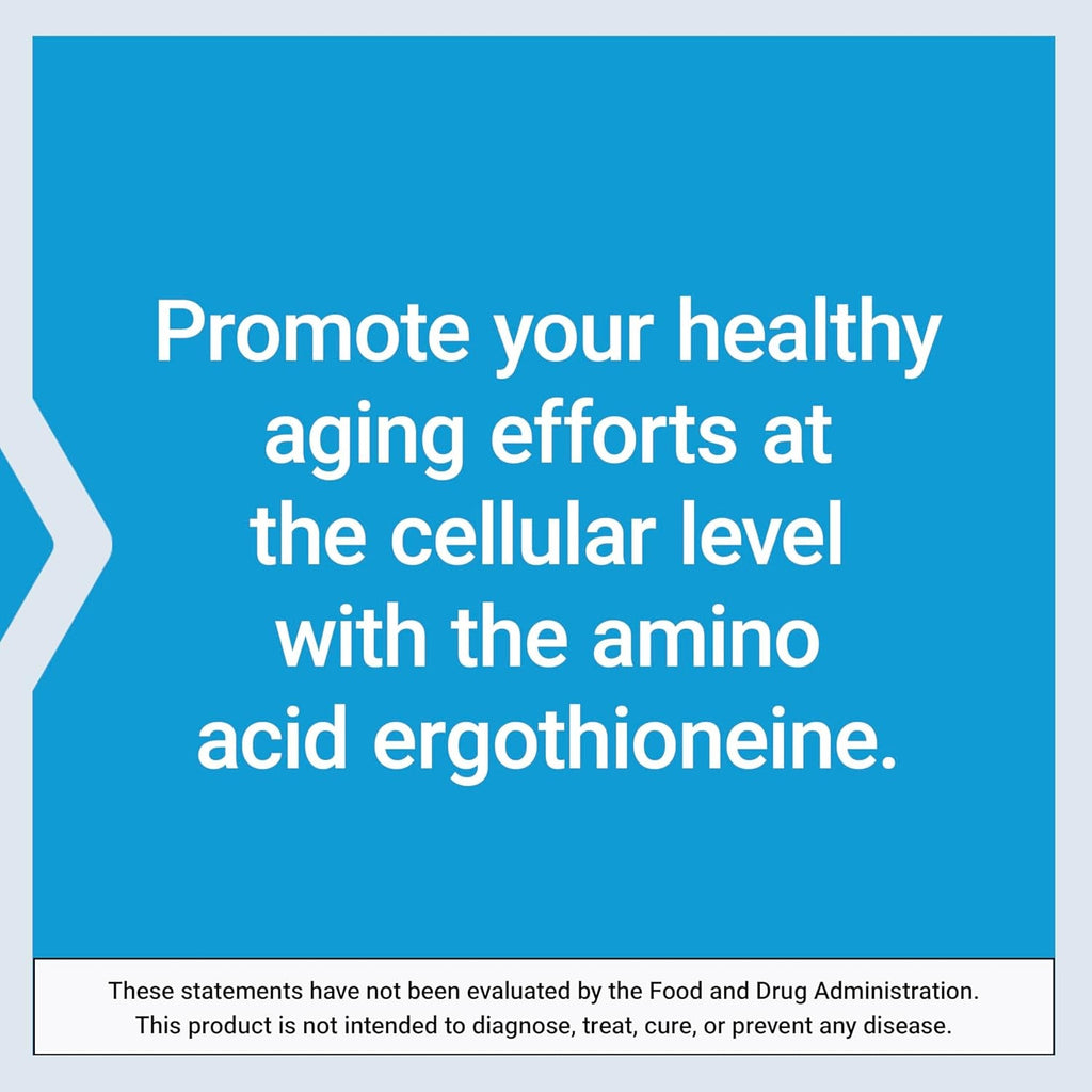 Life Extension Essential Youth L-Ergothioneine – Promotes Longevity & Healthy Aging – Gluten-Free – Non-Gmo – Vegetarian – 5 Mg – 30 Vegetarian Capsules