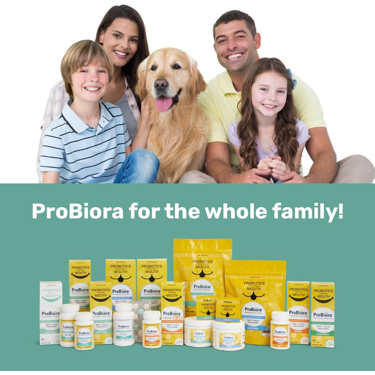 Probiora Oral Probiotics for Teeth and Gums | Dental Probiotics for Improved Oral Health | Bad Breath Treatment for Adults | Probiora3 Patented Probiotic Blend | Tooth Whitening | 30 Mint Tablets
