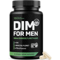 DIM Supplement for Men 300Mg | Estrogen Blocker & Aromatase Inhibitor | Extra Strength Men’S Hormone Balance & Fitness Booster with Diindolylmethane plus CDG & Broccoli Floret | Gluten-Free | 60 Ct