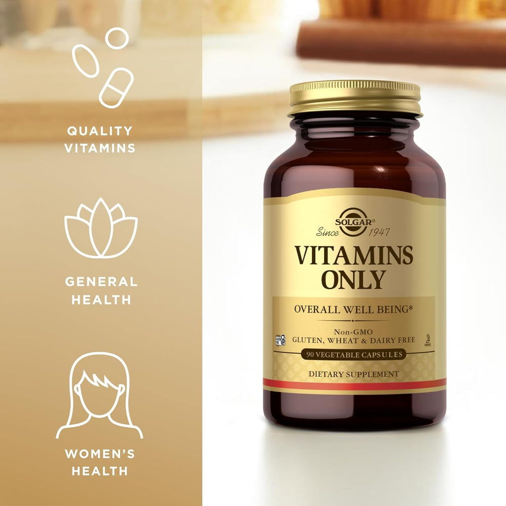 Solgar - Vitamins Only Vegetable Capsules 90 Count