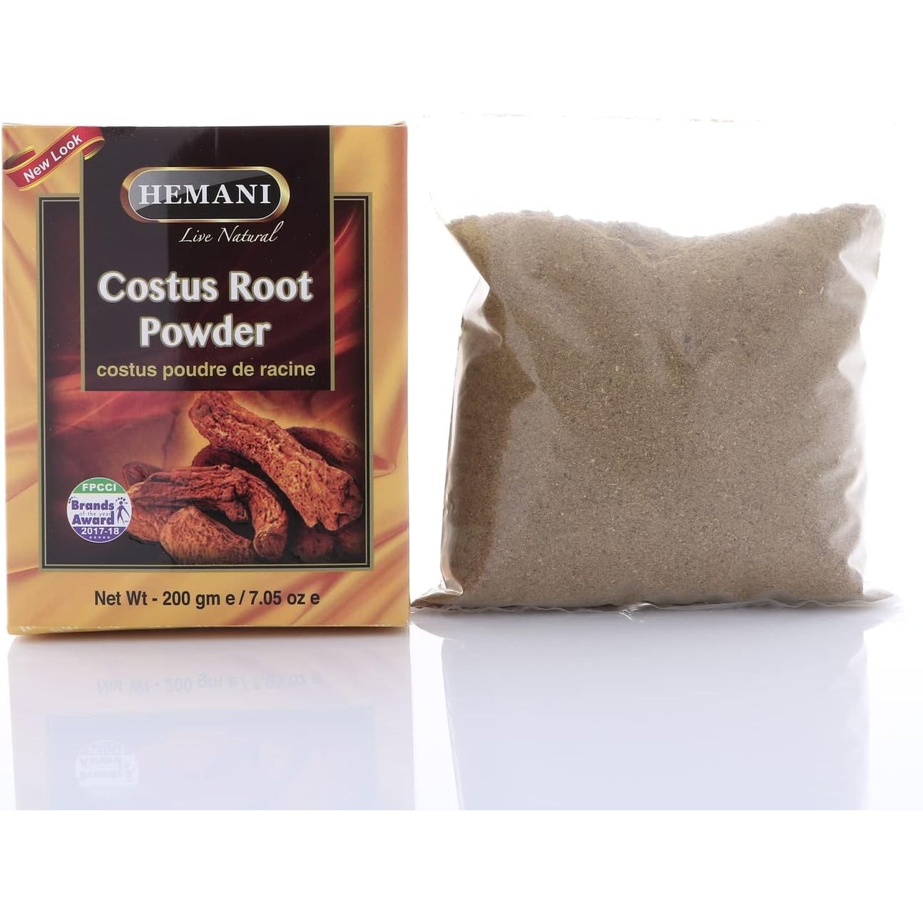 Hemani Costus Root Powder 200G - Qust Al-Hindi (Saussurea Costus) Prophetic Medicine Herb | Traditional Unani & Ayurvedic Formula | Halal, Alcohol-Free | since 1949