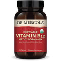 Dr. Mercola Organic Chewable Vitamin B12 Dietary Supplements, 30 Servings (30 Tablets), Natural Cherry Flavor with Other Natural Flavors, Non GMO, Gluten Free, Soy Free, USDA Organic