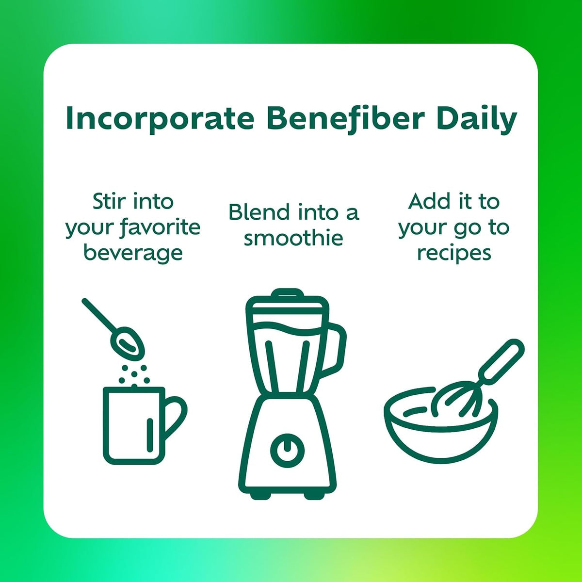 Benefiber Daily Prebiotic Fiber Supplement Powder for Digestive Health, Unflavored -124 Teaspoons (8.7 Ounces)