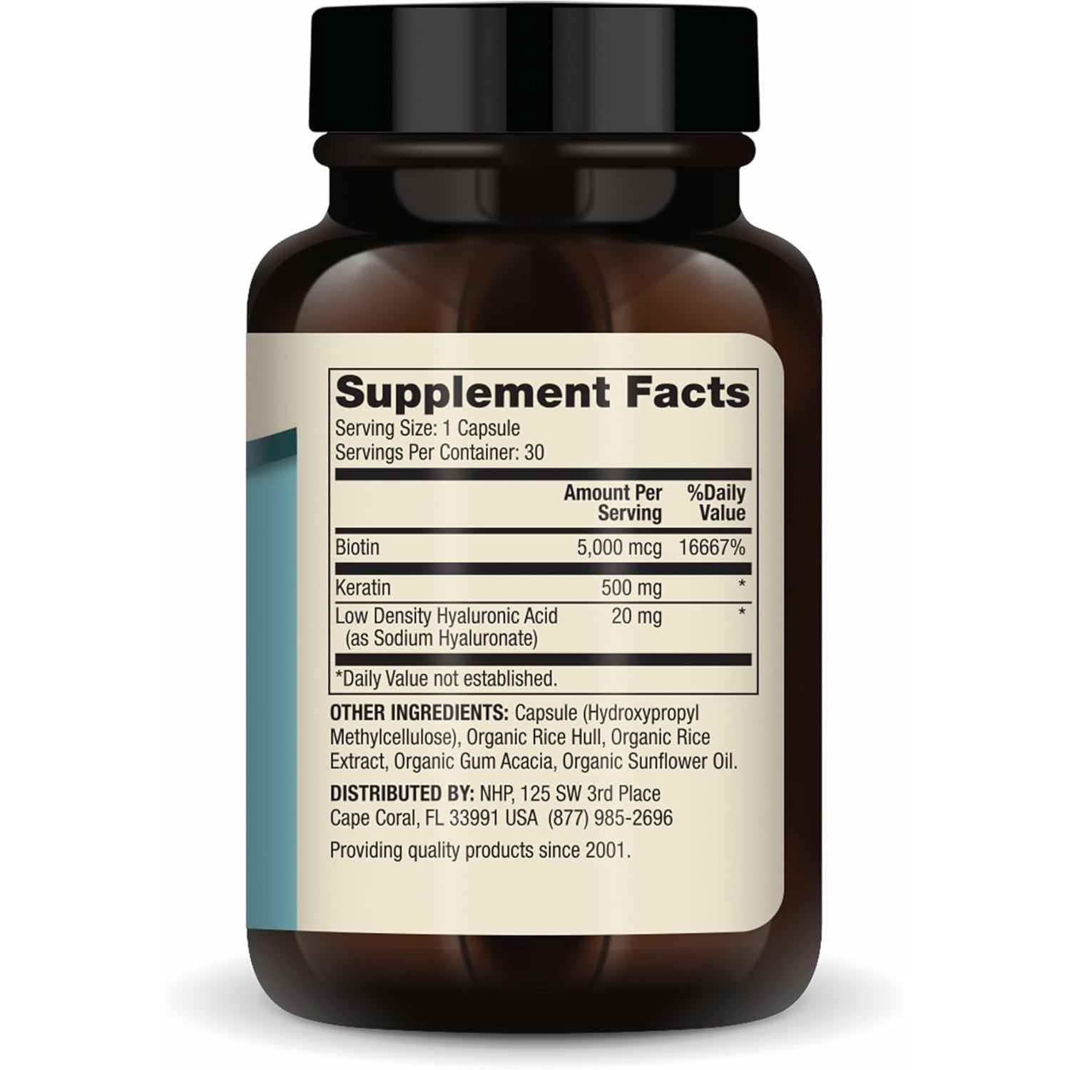 Dr. Mercola Hair, Skin and Nails - Provides Biotin, Keratin & Hyaluronic Acid - Premium Quality - Supports Healthy Aging - Non-Gmo, Gluten-Free & Soy-Free - 30 Capsules (30 Servings)