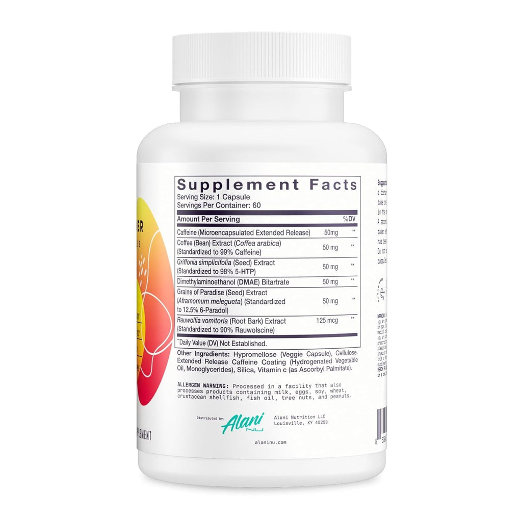 Alani Nu Premium Fat Burner Supplement, Metabolism Booster and Appetite Suppressant, 60 Day Supply, Packaging May Vary