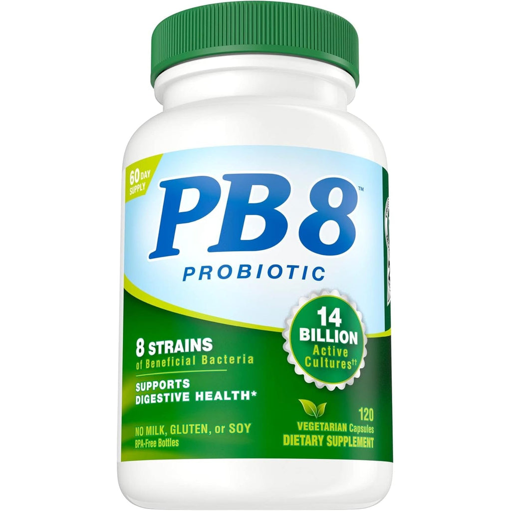 Nutrition Now PB 8 Probiotic Acidophilus for Life* Vegetarian Dietary Supplement for Men and Women, 120 Count