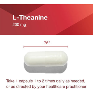 PROTOCOL for LIFE BALANCE L-Theanine 200Mg - Normal Stress Relief - Non-Drowsy - 60 Veg Caps