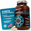Omnibiotics Cortisol Supplement for Women and Men - High Cortisol Manager with Ashwagandha, L-Theanine, Magnolia Extract, Phosphatidylserine to Support Relaxation, Calm, Detox - 60 Vegan Capsules