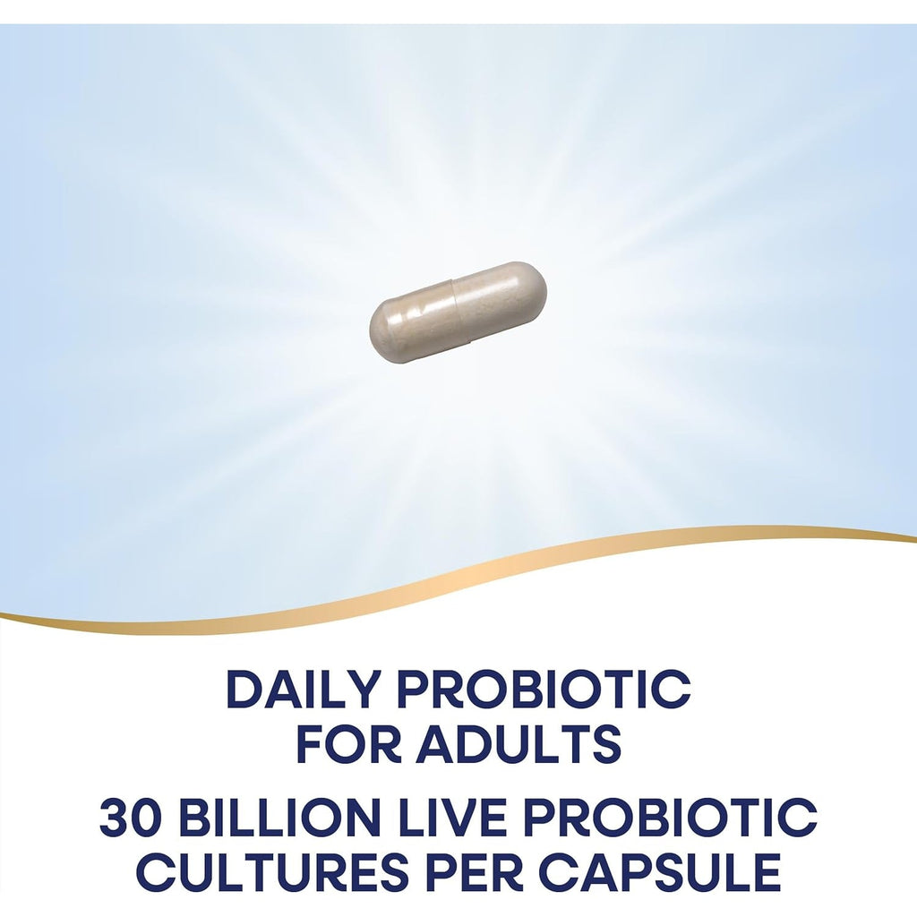 Nature'S Way Fortify Daily Pre+Probiotic Adult 30 Billion, Probiotics for Immune and Digestive Health Support*, 30 Billion Live Cultures, 30 Capsules