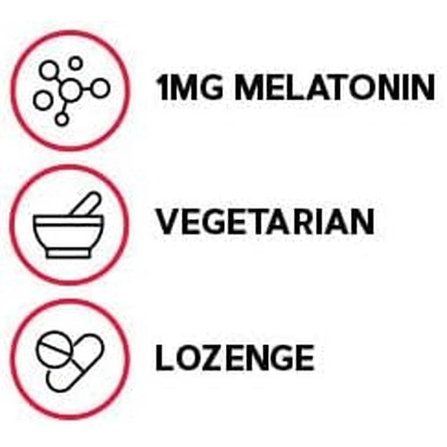 GNC Melatonin 1Mg - Cherry, Supports Restful Sleep, 120 Lozenges