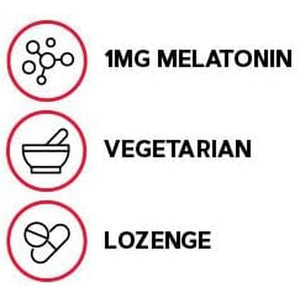 GNC Melatonin 1Mg - Cherry, Supports Restful Sleep, 120 Lozenges